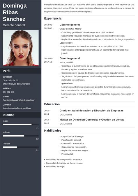 curriculum vitae gratis online.